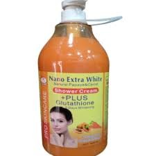NANO EXTRA WHITE SHOWER CREAM KOJIC WHITE NATURAL PAPAYA AND CARROT 1900ML