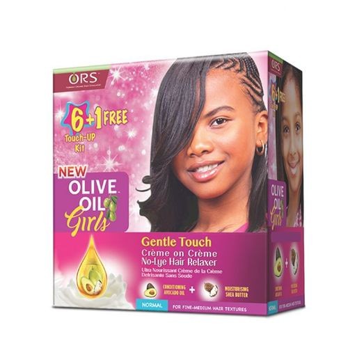 Ors Olive Oil Girls Creme On Creme No-Lye Hair Relaxer Kit By 6